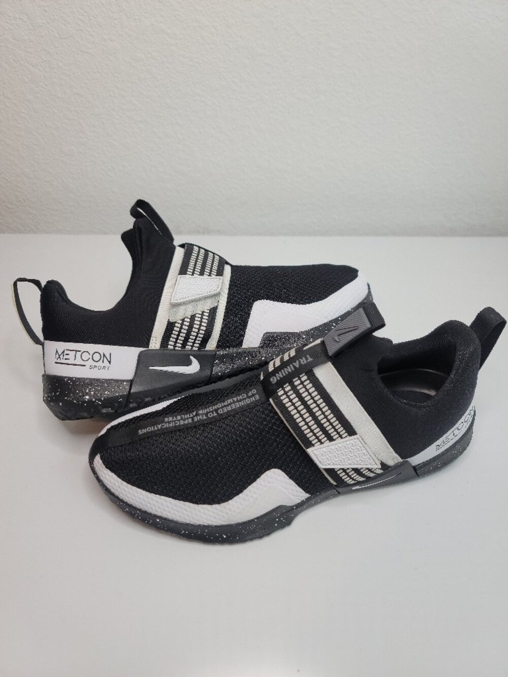 NIKE METCON SPORT BLACK WHITE AQ7489-007 MENS Size 11